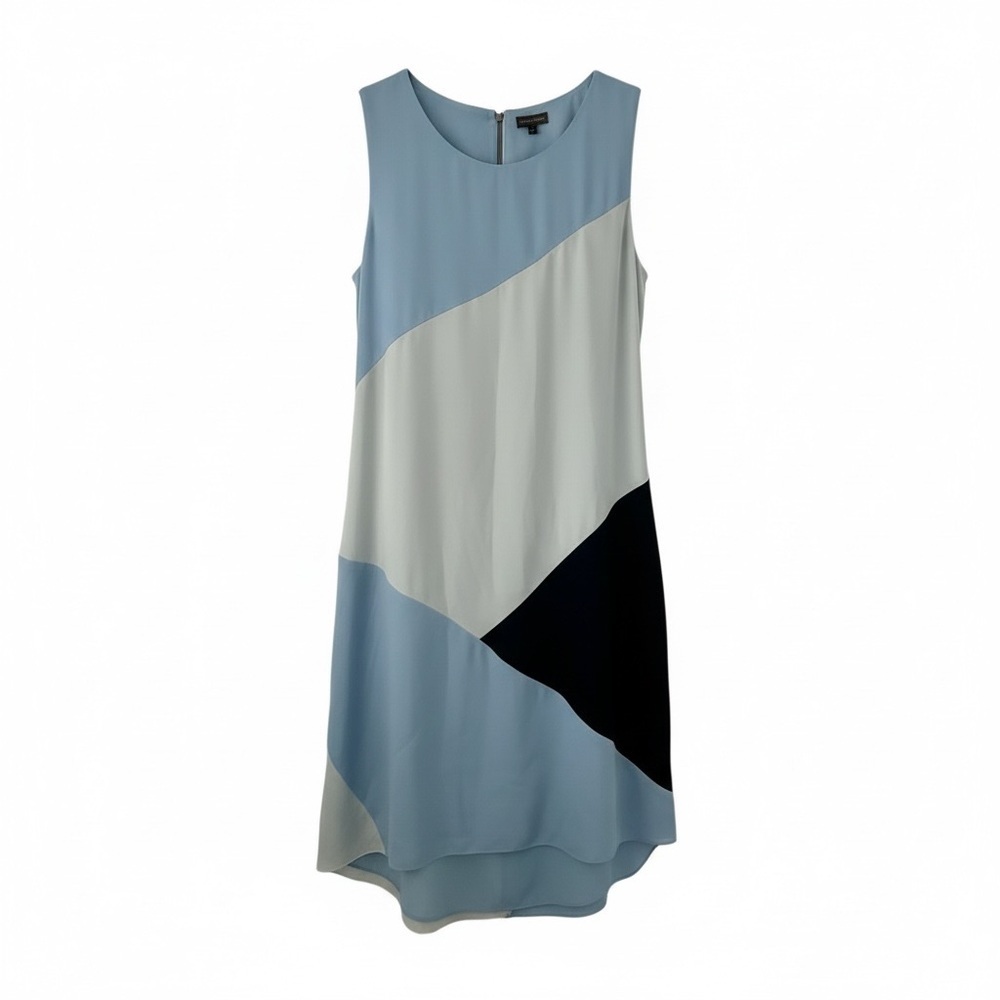Vince Camuto Colorblock Sleeveless Dress Blue & Black Size XL